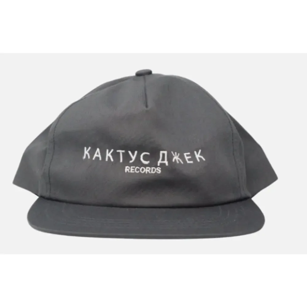 Travis Scott Cactus Jack Records Cyrillic Logo Hat‎ Adjustable Strapback Cap
